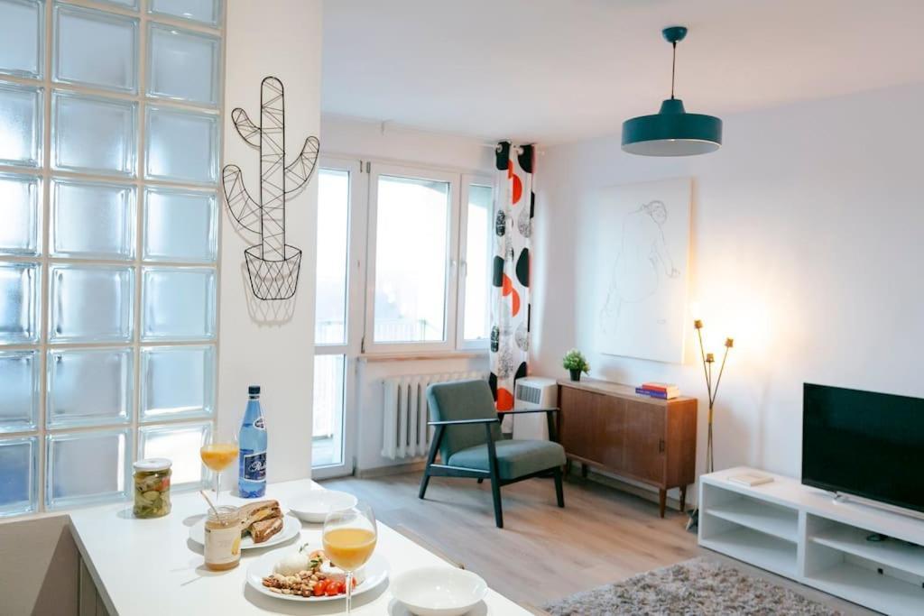 Wawaview! Studio With An Amazing View! Powisle. Varsovia Exterior foto