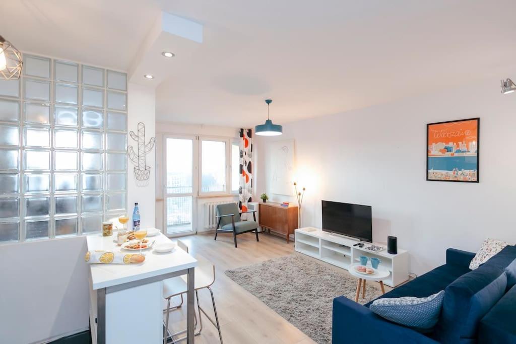 Wawaview! Studio With An Amazing View! Powisle. Varsovia Exterior foto