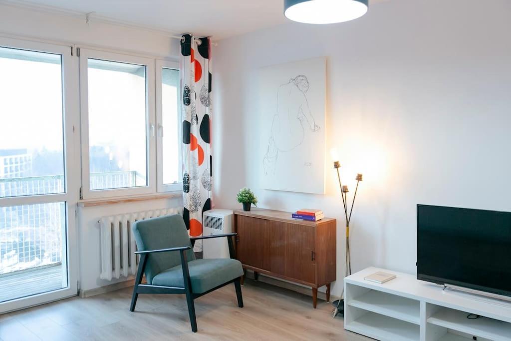 Wawaview! Studio With An Amazing View! Powisle. Varsovia Exterior foto